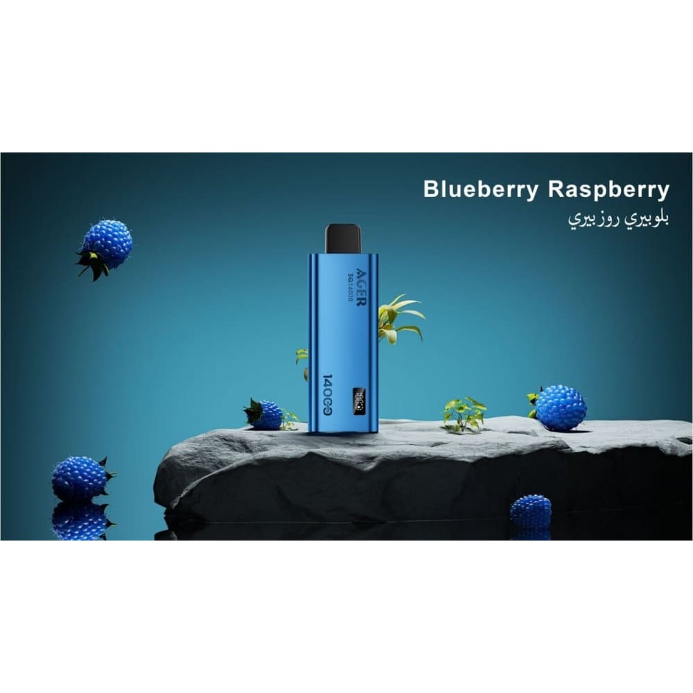 AGER سحبة سيجارة اجير 14000 شفطة 50 نيكوتين عدة نك...