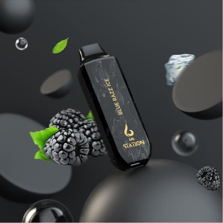 سحبة سيجارة ستيشن 10000 شفطة 20 نيكوتين عدة نكهات...