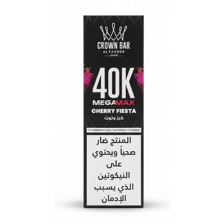 جهاز فيب شيشة الفاخر ميقا ماكس 40000 شفطة 6 نيكوتي...