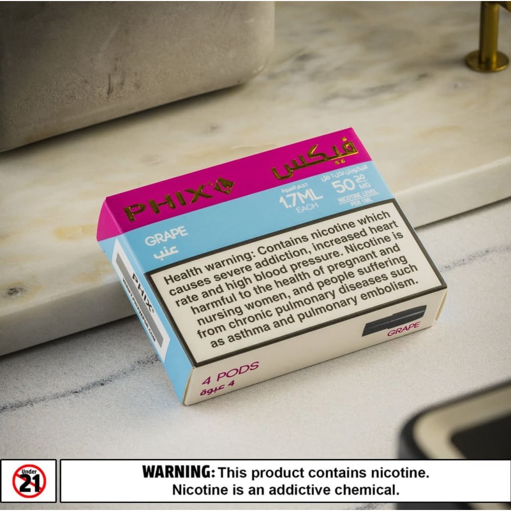 phix بودات فكس نكهة عنب ايس 50 نيكوتين