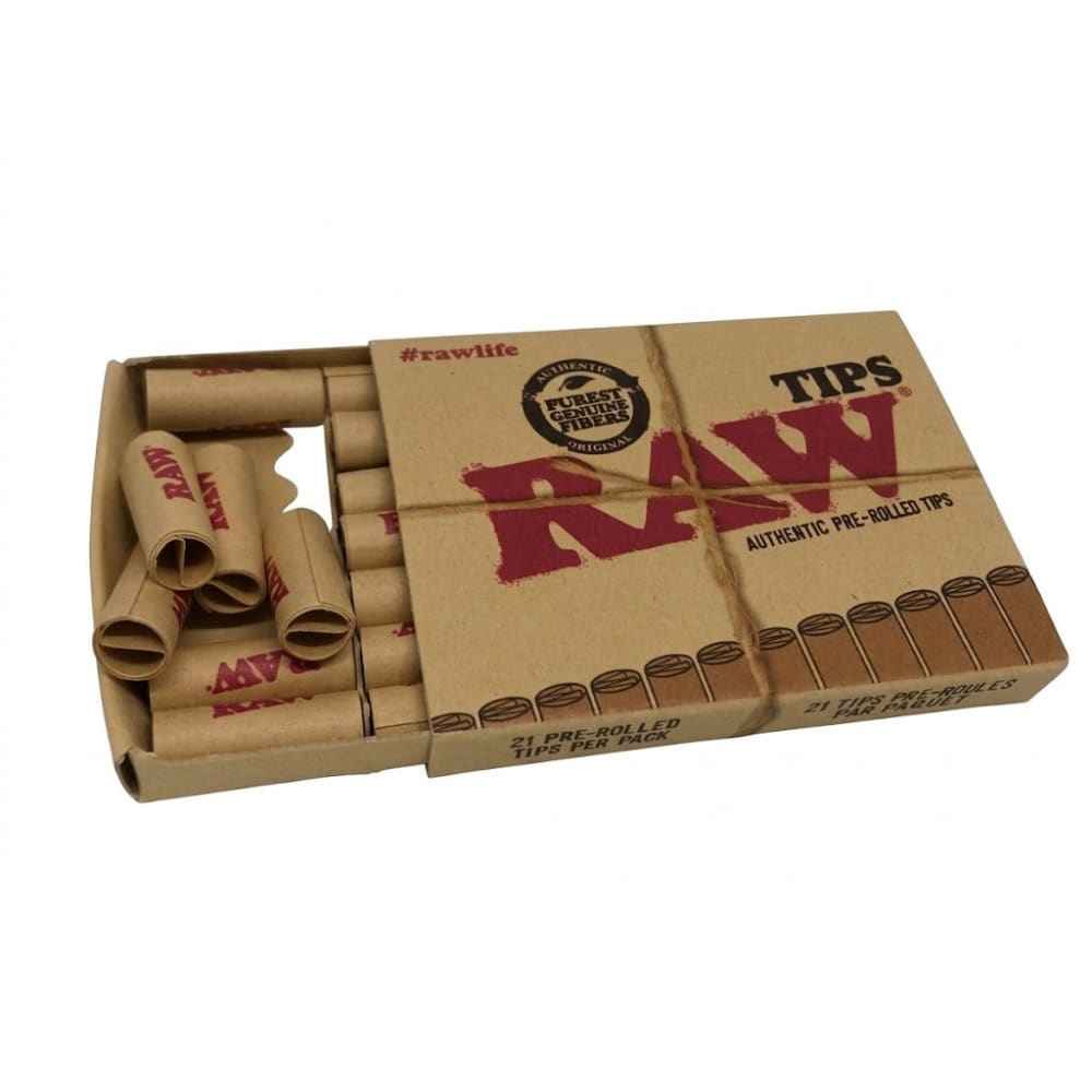 فلاتر ورق راو 21 حبه Raw Pre Rolled Filter Tips