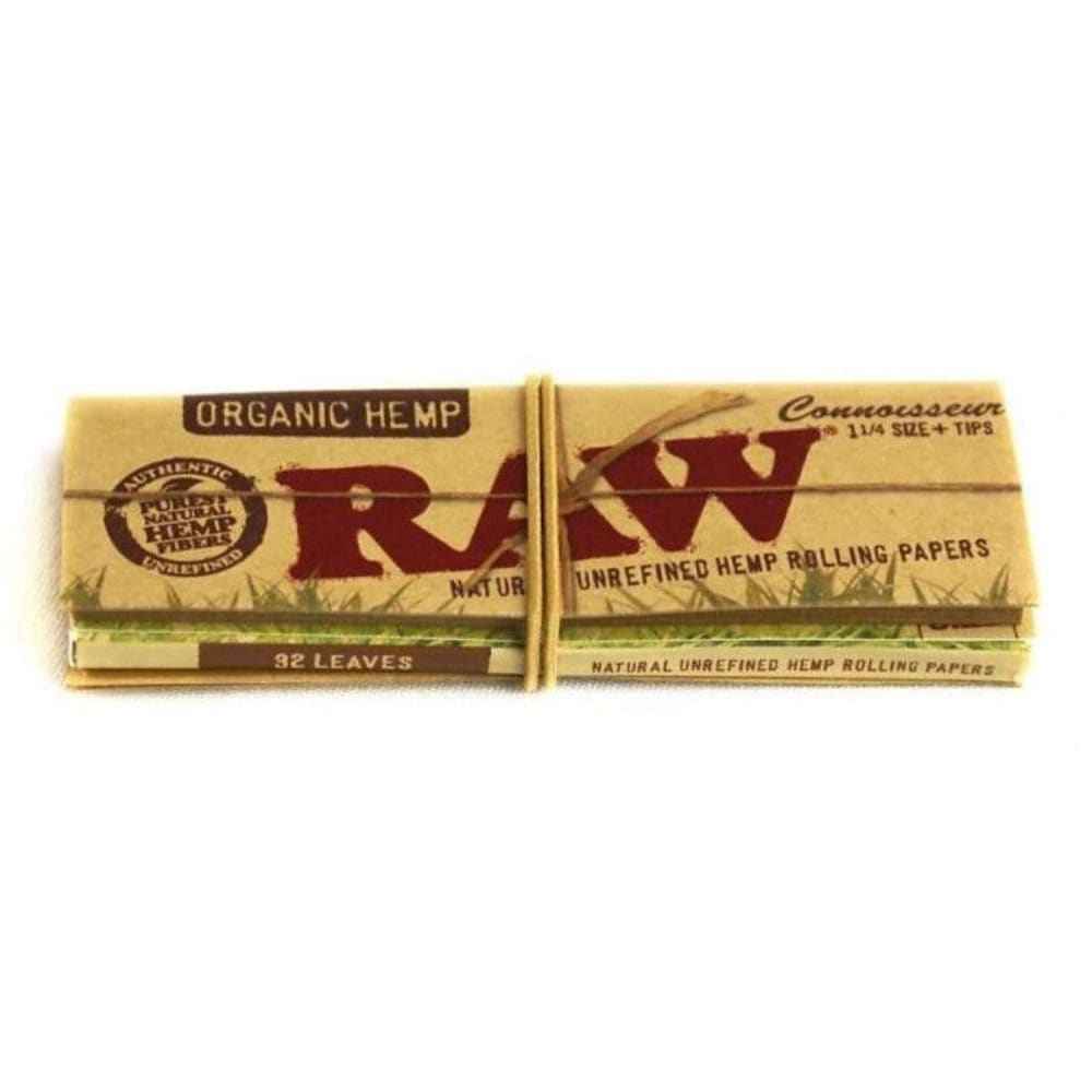 ورق راو اورجانيك مع فلاتر 1 1/4 Raw Organic Hemp +...