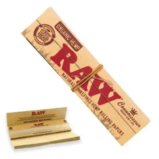 ورق لف راو اورجانيك مع فلاتر Raw Organic Hemp KING...