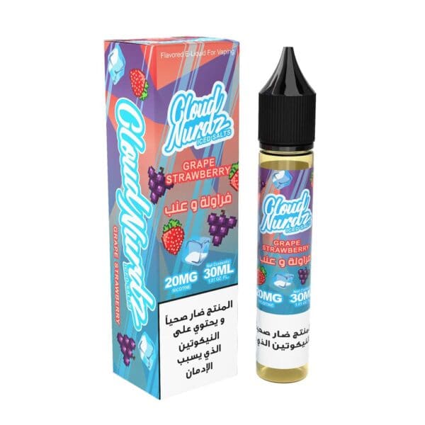 نكهة فراولة عنب ايس سولت نيكوتين من كلاود نيردز CL...