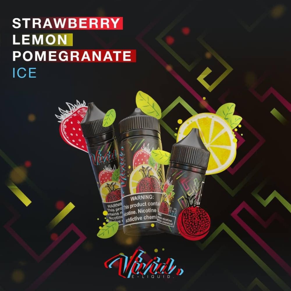 نكهة فيب فراولة ليمون رمان ايس من فيفيد (100مل) Vi...