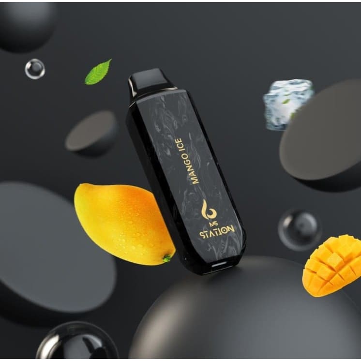 سحبة سيجارة ستيشن 10000 شفطة 20 نيكوتين عدة نكهات...