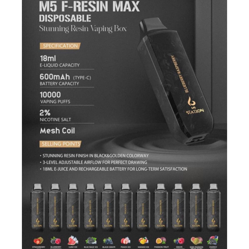 سحبة سيجارة ستيشن 10000 شفطة 20 نيكوتين عدة نكهات...