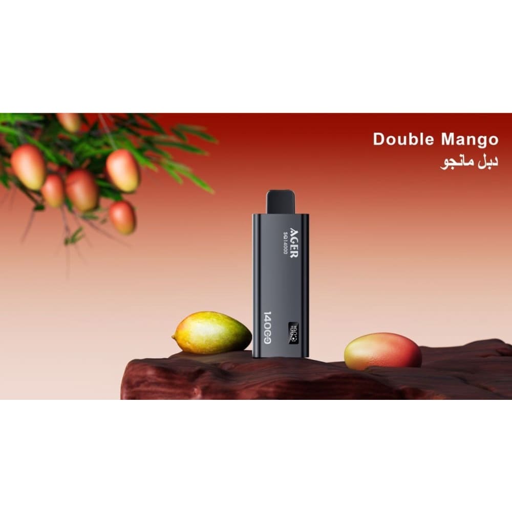 AGER سحبة سيجارة اجير 14000 شفطة 50 نيكوتين عدة نك...