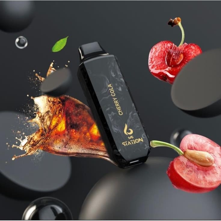 سحبة سيجارة ستيشن 10000 شفطة 20 نيكوتين عدة نكهات...