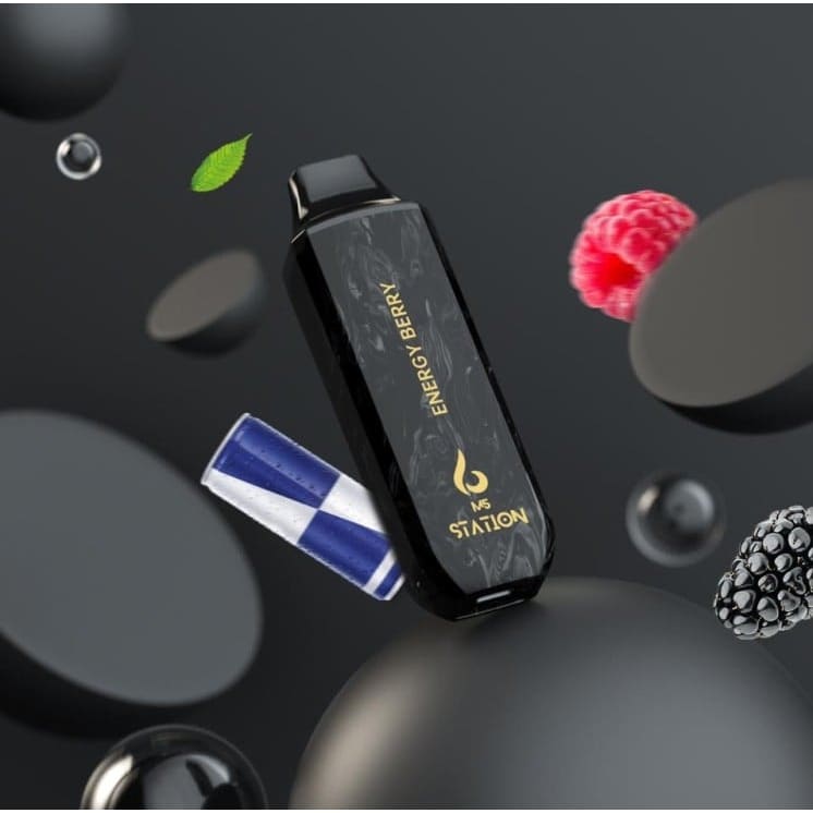 سحبة سيجارة ستيشن 10000 شفطة 20 نيكوتين عدة نكهات...