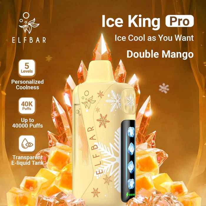 ELFBAR ICE KING PRO سحبة سيجارة الفبار ايس كينق بر...