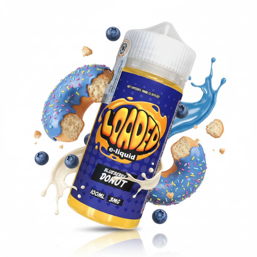 نكهة فيب توت ازرق دونات من لودد 120 مل LOADED Blue...