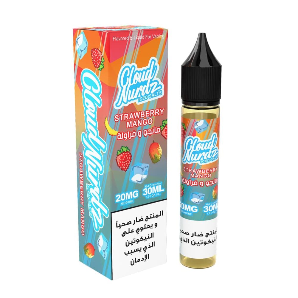 نكهة مانجو فراولة ايس سولت نيكوتين من كلاود نيردز...
