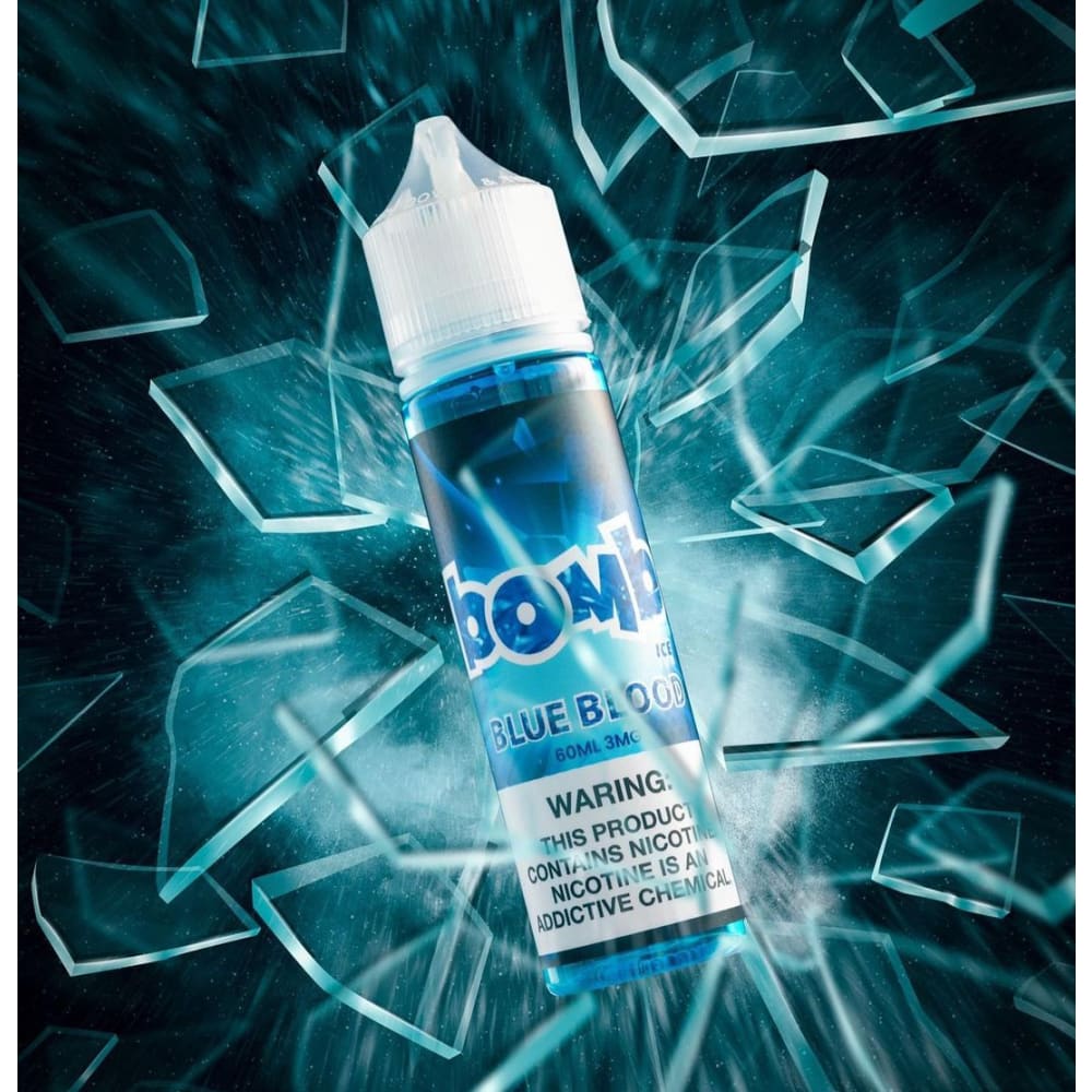نكهة فيب توت ازرق ايس بلو بود من بومب BOMB